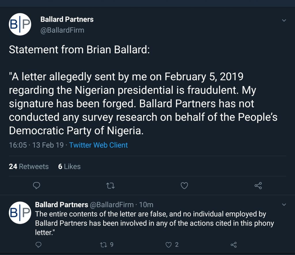 Did A Report Show That Buhari Would Win The Election?
