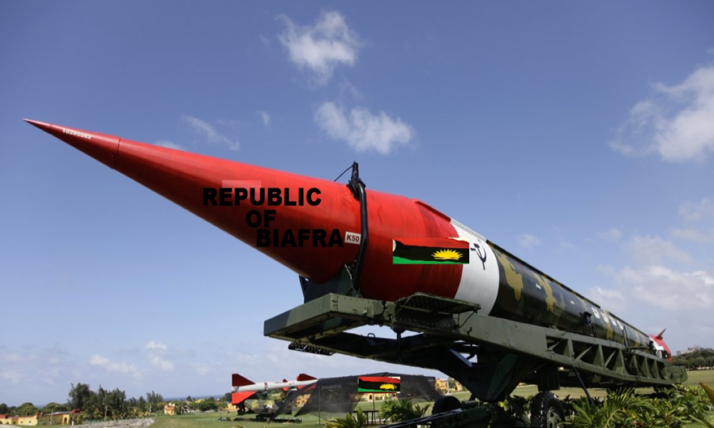 How true is claim a nuclear missile was built by Russian-based Biafran? 1 How true is claim a nuclear missile was built by Russian-based Biafran?