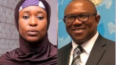 FALSE! Peter Obi did not mention Aisha Yesufu as running mate as alleged by Facebook user