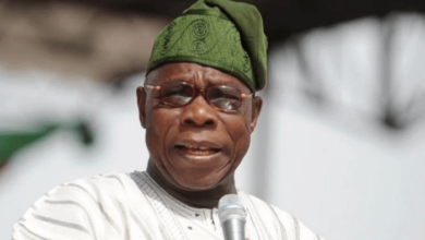 FALSE! Obasanjo did not storm INEC collation centre in Abuja