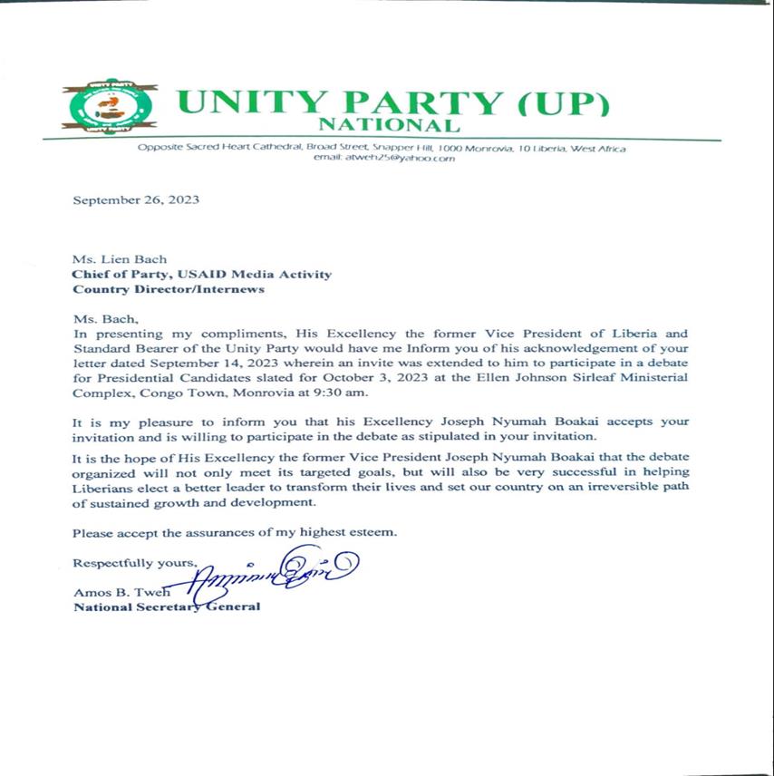 Liberia’s leading candidates boycott presidential debate 2 Liberia’s leading candidates boycott presidential debate
