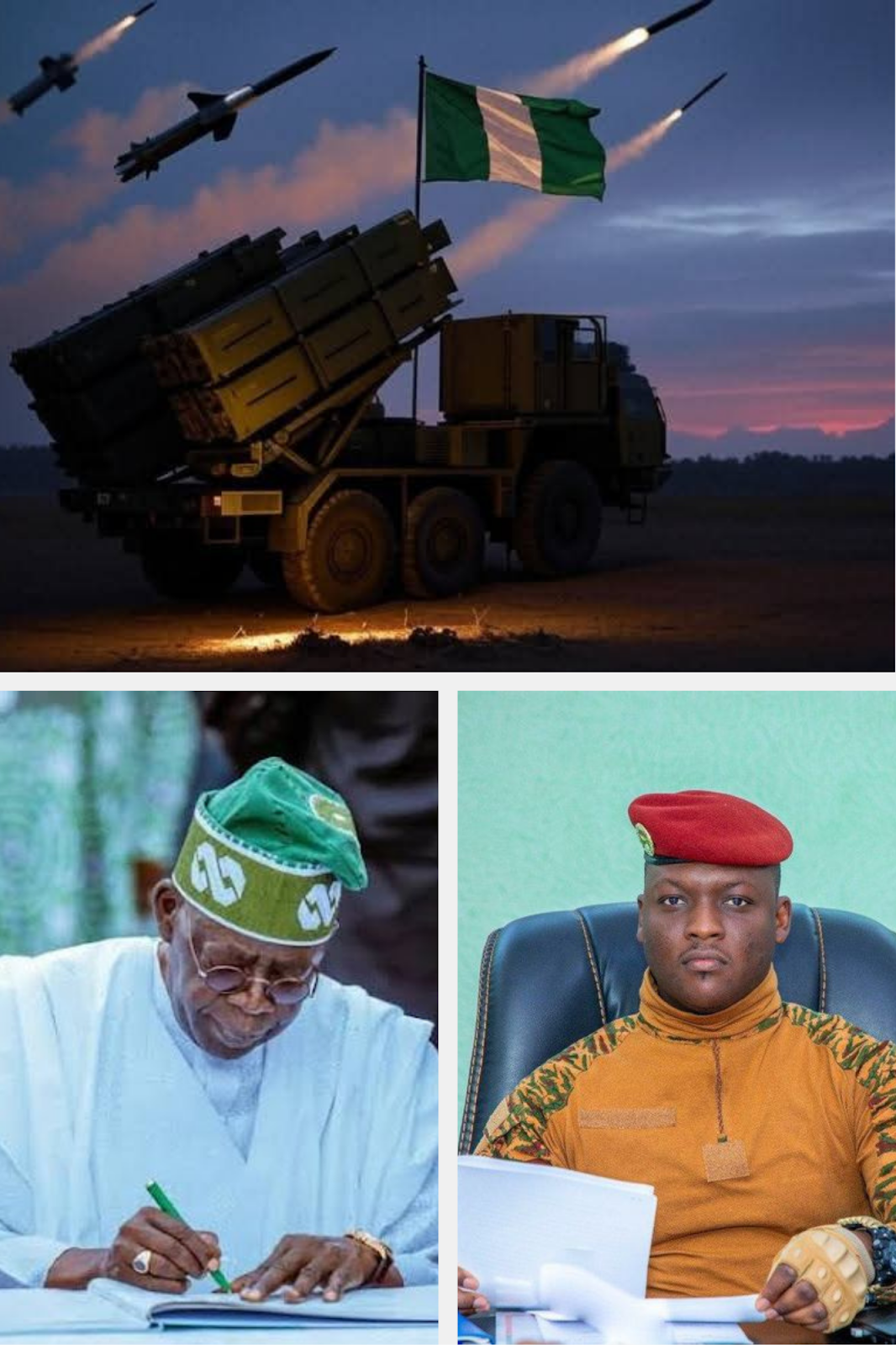 Viral TikTok post claiming Nigeria launched missile into Burkina Faso, clickbait