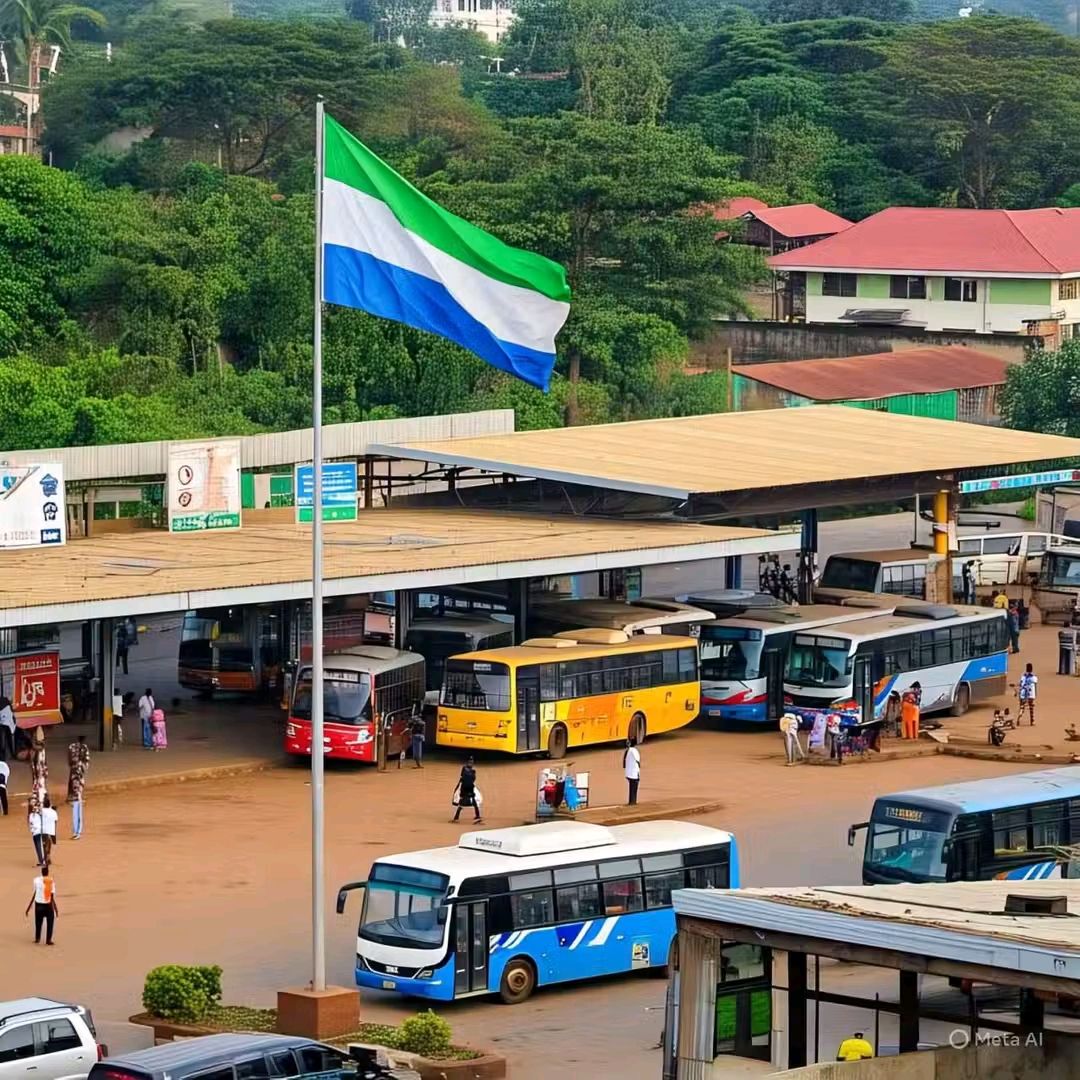 Viral photos allegedly showing Kambia, Freetown Bus Station, AI-generated