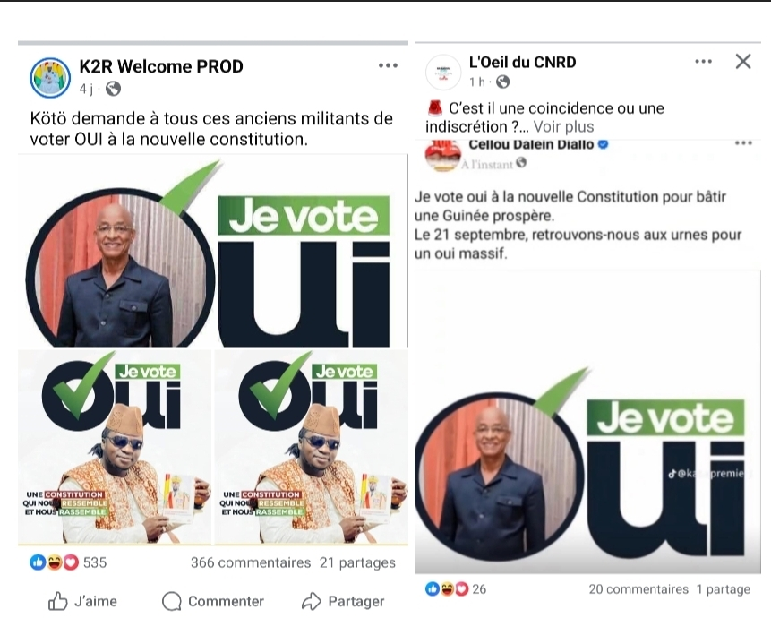 Guinée : l’opposant politique, Cellou Dalein Diallo, a-t-il appelé à voter « oui » au référendum constitutionnel du 21 septembre?