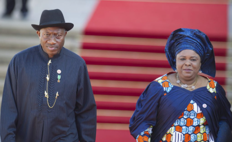 Video clip showing Patience Jonathan counselling husband over return to Aso Rock, not recent 1 Video clip showing Patience Jonathan counselling husband over return to Aso Rock, not recent
