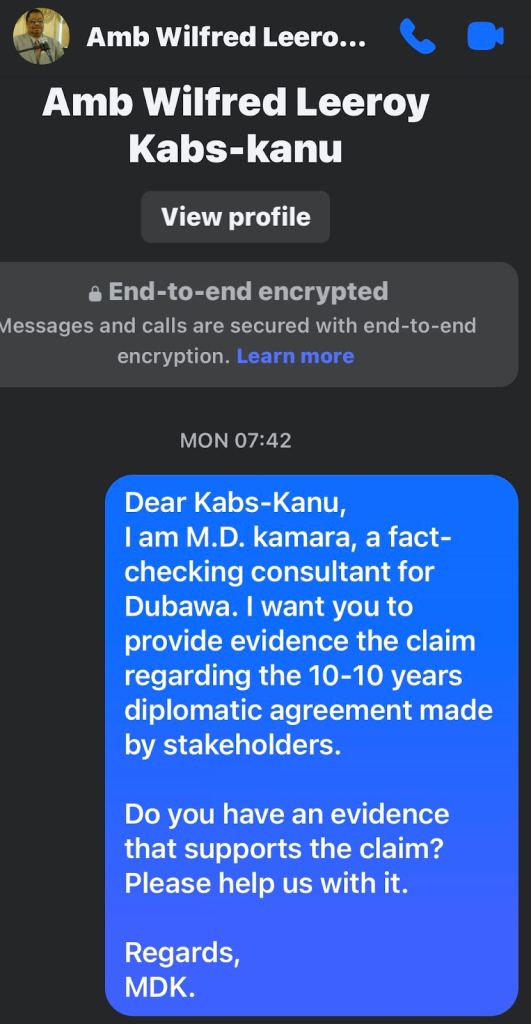 APC member makes misleading claim about Sierra Leone’s Presidential Terms 4 APC member makes misleading claim about Sierra Leone’s Presidential Terms
