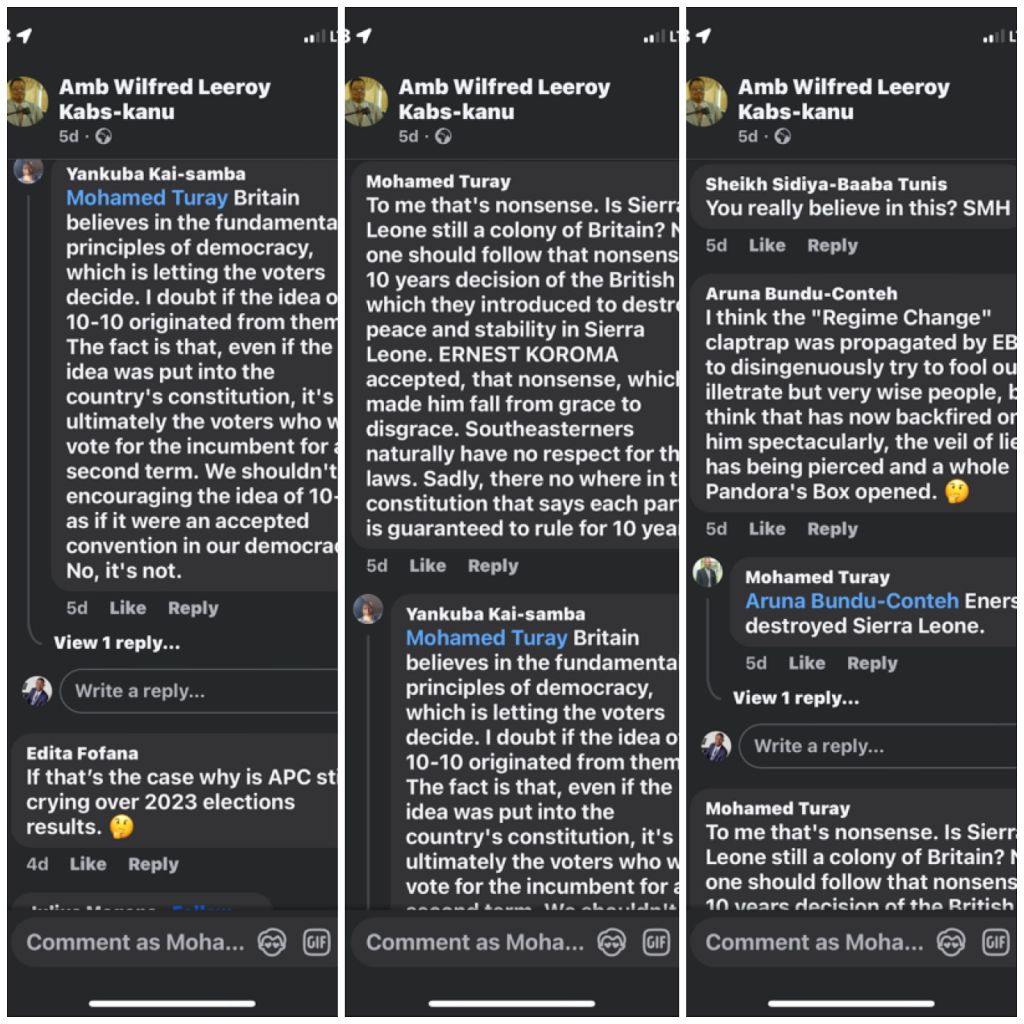 APC member makes misleading claim about Sierra Leone’s Presidential Terms 3 APC member makes misleading claim about Sierra Leone’s Presidential Terms