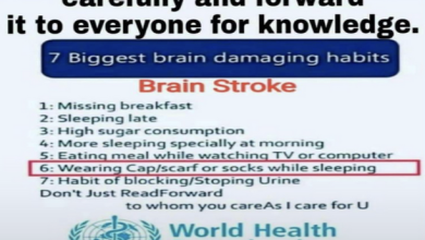 False: WHO did not publish viral graphic of 7 habits that lead to brain stroke 5 False: WHO did not publish viral graphic of 7 habits that lead to brain stroke