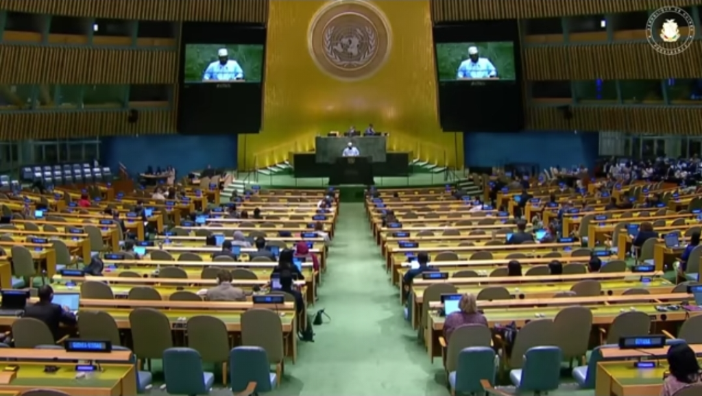 Le secrétaire général à la présidence guinéenne n’a pas prononcé son discours devant une salle vide à l’ONU