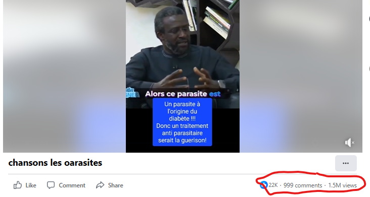 Sénégal : une vidéo manipulée sur le diabète attribuée à l’ex directeur du Centre des opérations d’urgence sanitaire 2 Sénégal : une vidéo manipulée sur le diabète attribuée à l’ex directeur du Centre des opérations d’urgence sanitaire