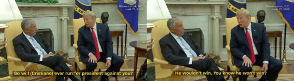 Did Trump tell Portugal’s president he would lose to Ronaldo in presidential election? 7 Did Trump tell Portugal’s president he would lose to Ronaldo in presidential election?