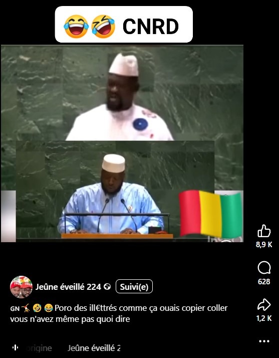 Le secrétaire général de la Présidence guinéenne a-t-il repris mot pour mot le discours du président Mamadi Doumbouya à l’ONU ? 2 Le secrétaire général de la Présidence guinéenne a-t-il repris mot pour mot le discours du président Mamadi Doumbouya à l’ONU ?